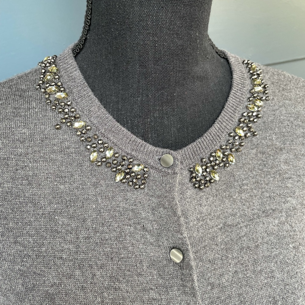 Ann Taylor beaded cardigan